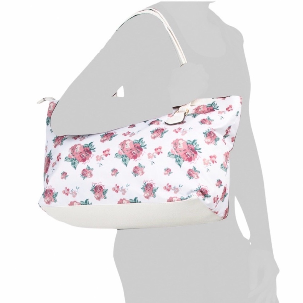 Juicy Couture Limited Edition Floral Extra Large Weekender Travel Gym Duffel Bag - Picture 4 of 11